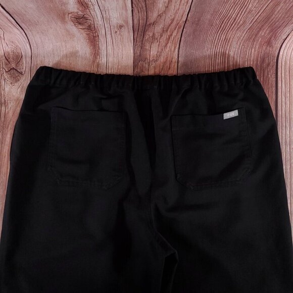 Figs Mens Size Large Black Pisco Basic Scrub Bottom Pants FM4500S PO 1557 - Picture 8 of 14